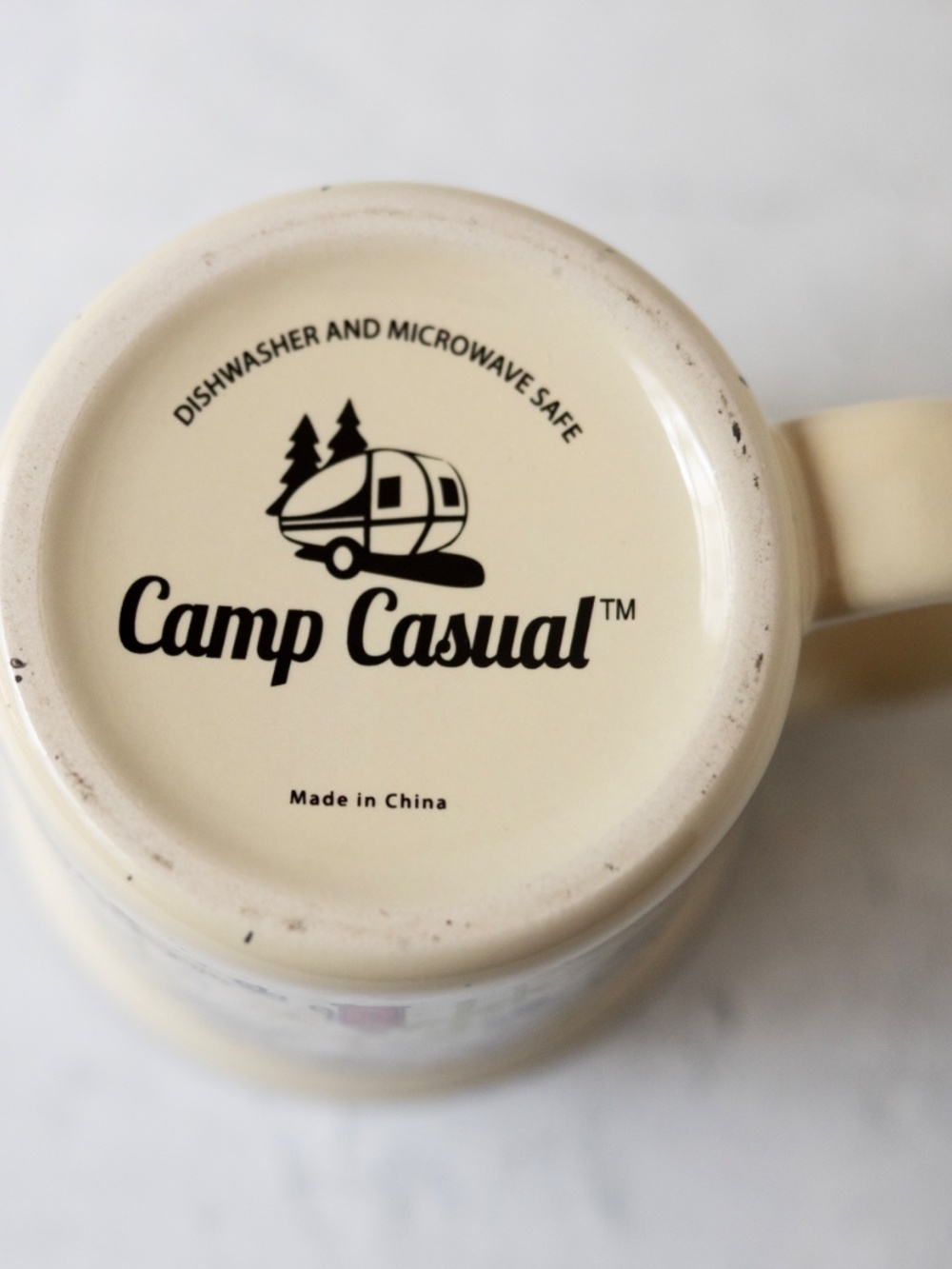 Camp Casual CC-004C / CC-004W Mug (Wanderlust White), 15 Oz Retro Camper Mug - Picture 8 of 8